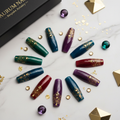 The Elevated Empress custom press-on nails